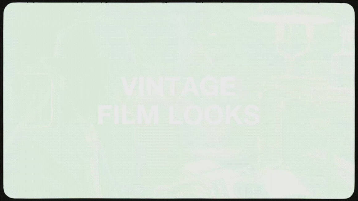 TinyTapes 复古薄膜胶片覆盖颗粒遮罩燃烧视频素材LUTS预设+音效包  VINTAGE FILM LOOKS（6987） -