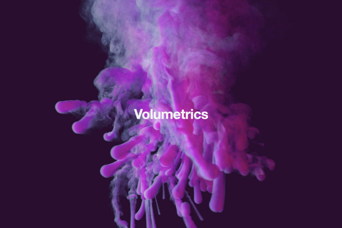 RuleByArt 25款3D创意蒸汽云朵喷雾雾气炫彩高清PNG免扣背景设计包 Volumetrics 25 Vapor Formations（6937） -