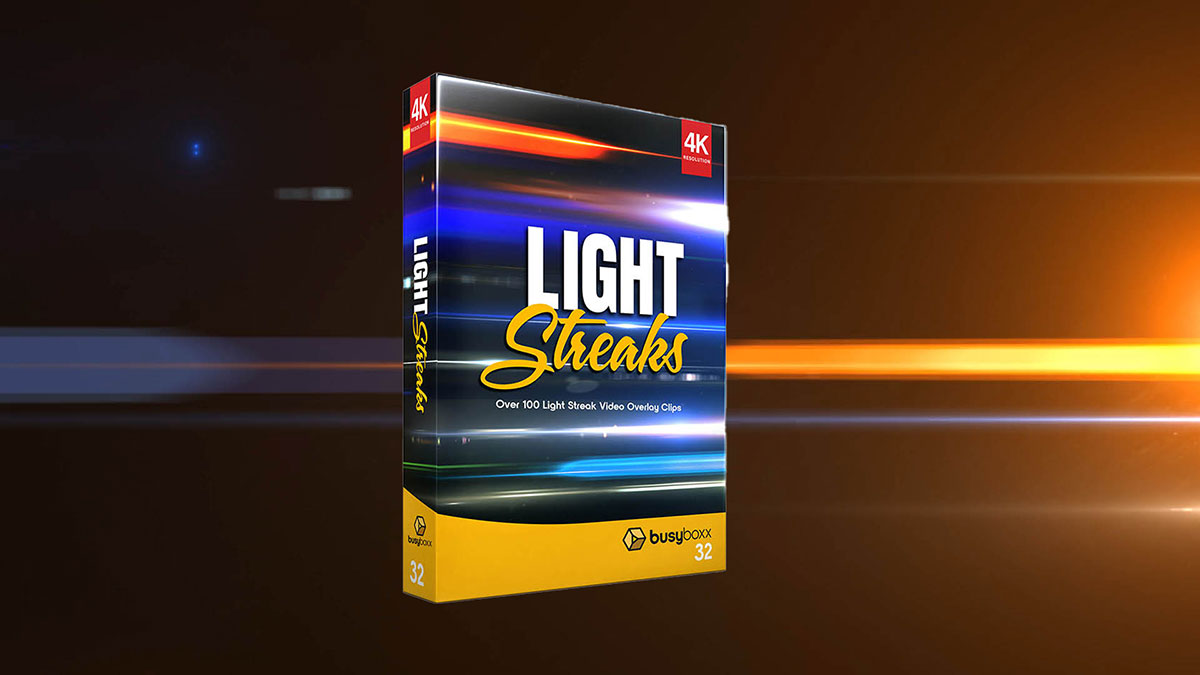 BUSYBOXX 99个镜头变形条纹光线耀斑光效动画 LIGHT STREAKS（6910） -