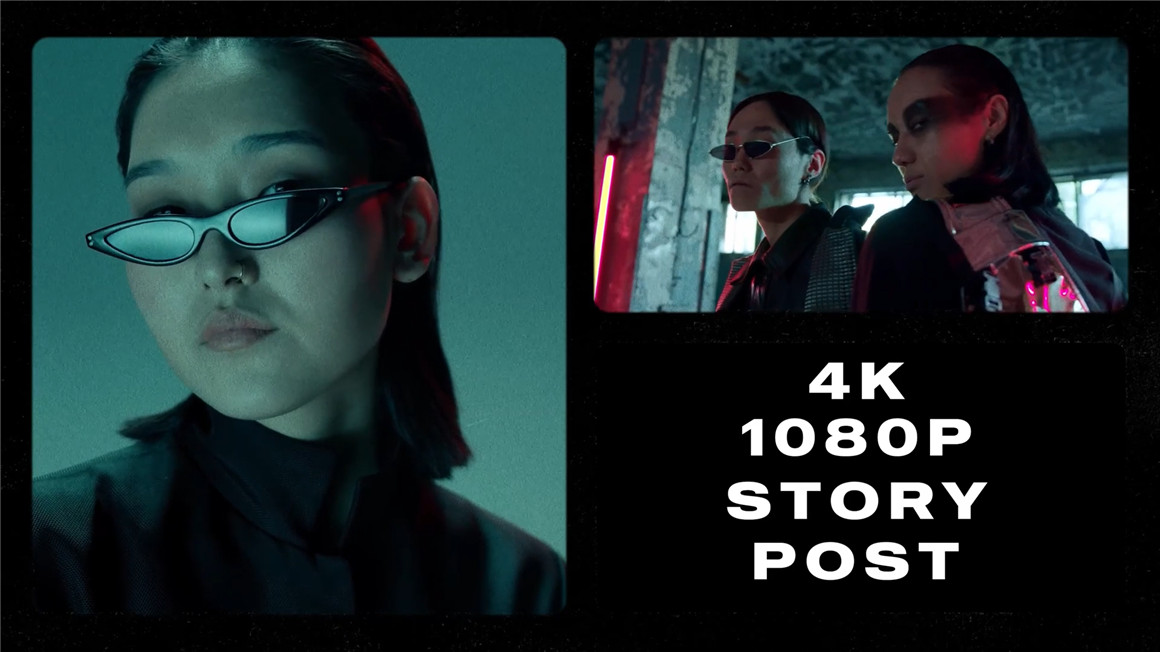 AE+PR预设：复古柯达胶片电影帧4K叠加边框遮罩预设 Advanced Film Overlays | 4K + 1080P（7480） -