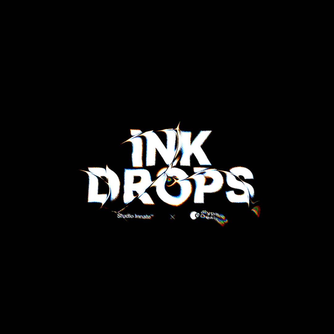 280个黑白水墨透明炫酷液体流动扭曲置换粗糙变体PSD模板 Ink Drops by Studio Innate（7158） -