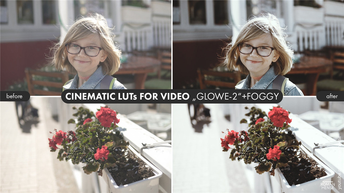 Roman Hense 精美胶片质感电影LUT视频PR调色预设 LUTs PACK &quot;GLOWE&quot;（7180） -