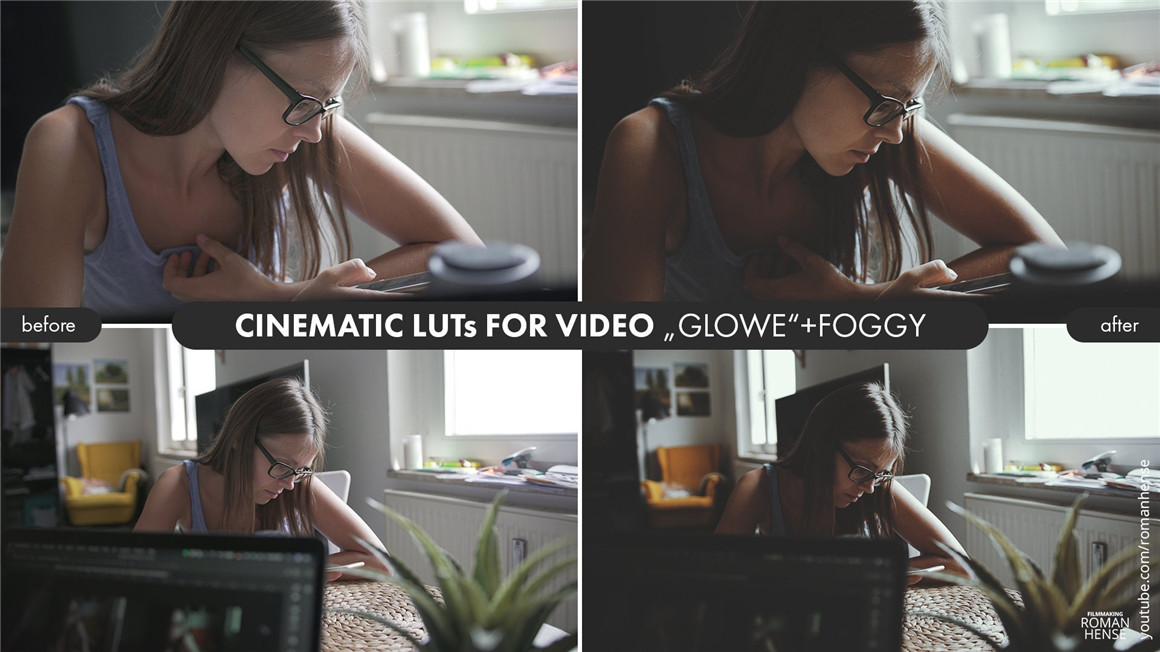 Roman Hense 精美胶片质感电影LUT视频PR调色预设 LUTs PACK &quot;GLOWE&quot;（7180） -