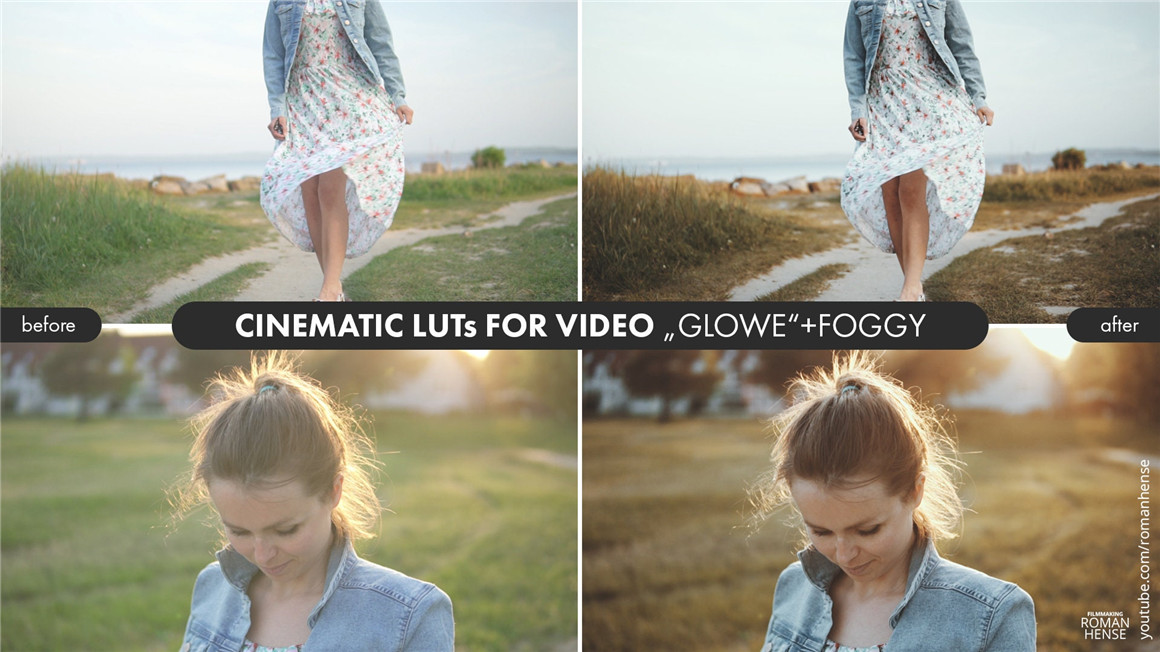 Roman Hense 精美胶片质感电影LUT视频PR调色预设 LUTs PACK &quot;GLOWE&quot;（7180） -