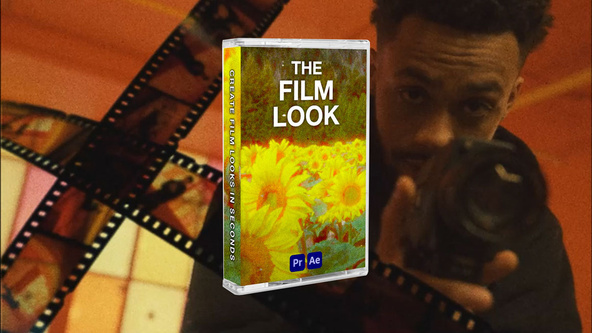 Tiny Tapes 复古胶片覆盖边框覆盖转场预设LUT效果套装 The Film Look（7657） -