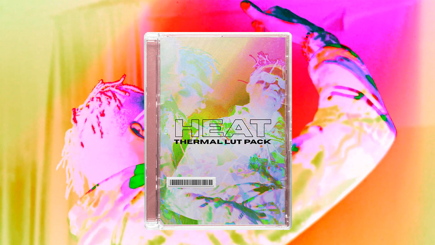 潮流复古嘻哈说唱红外热感成像霓虹风格化LUTS调色预设 HEAT - THERMAL LUT PACK（7663） -