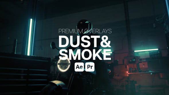 PR预设：高级氛围感电影颗粒灰尘烟雾叠加效果包 Premium Overlays Dust &#038; Smoke（7633） -