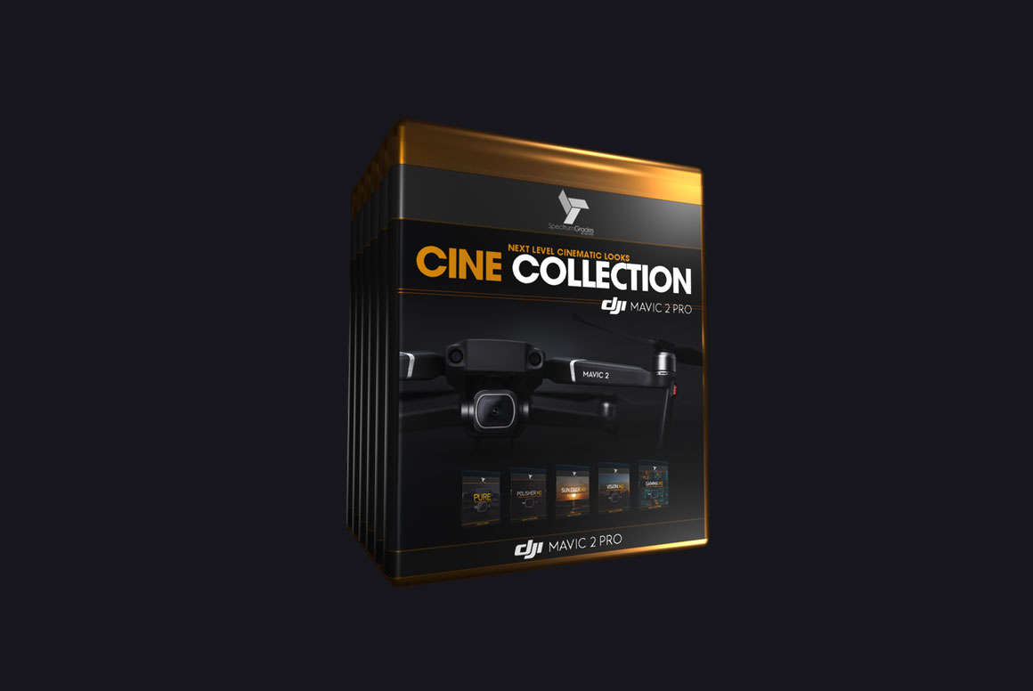 大疆Mavic 2 Pro 终极影院风格色彩分级LUT调色预设包 Cine Collection DJI Mavic 2 Pro LUT &#038; Tools Pack -