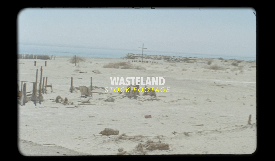 Tropic Colour 复古荒原VHS质感圆边哑光边框电影镜头剪辑视频素材 WASTELAND FILM STOCK FOOTAG（7550） -