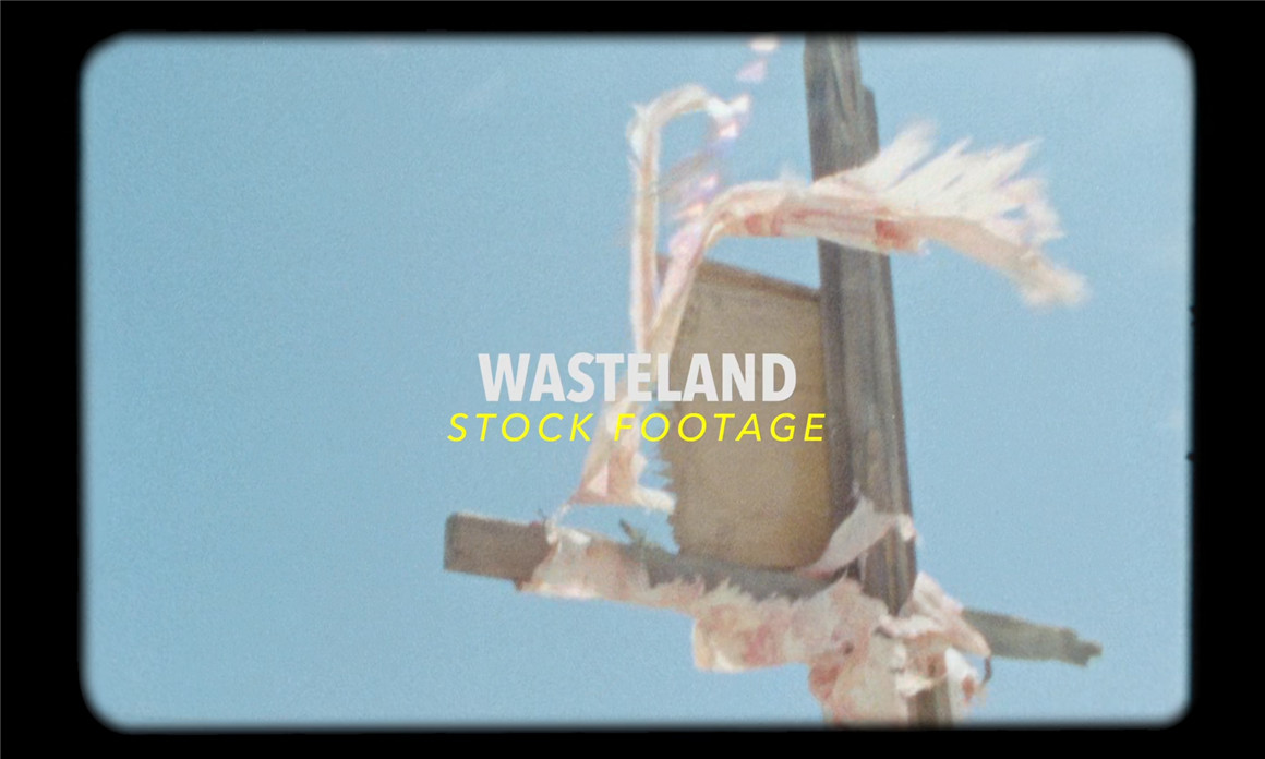 Tropic Colour 复古荒原VHS质感圆边哑光边框电影镜头剪辑视频素材 WASTELAND FILM STOCK FOOTAG（7550） -