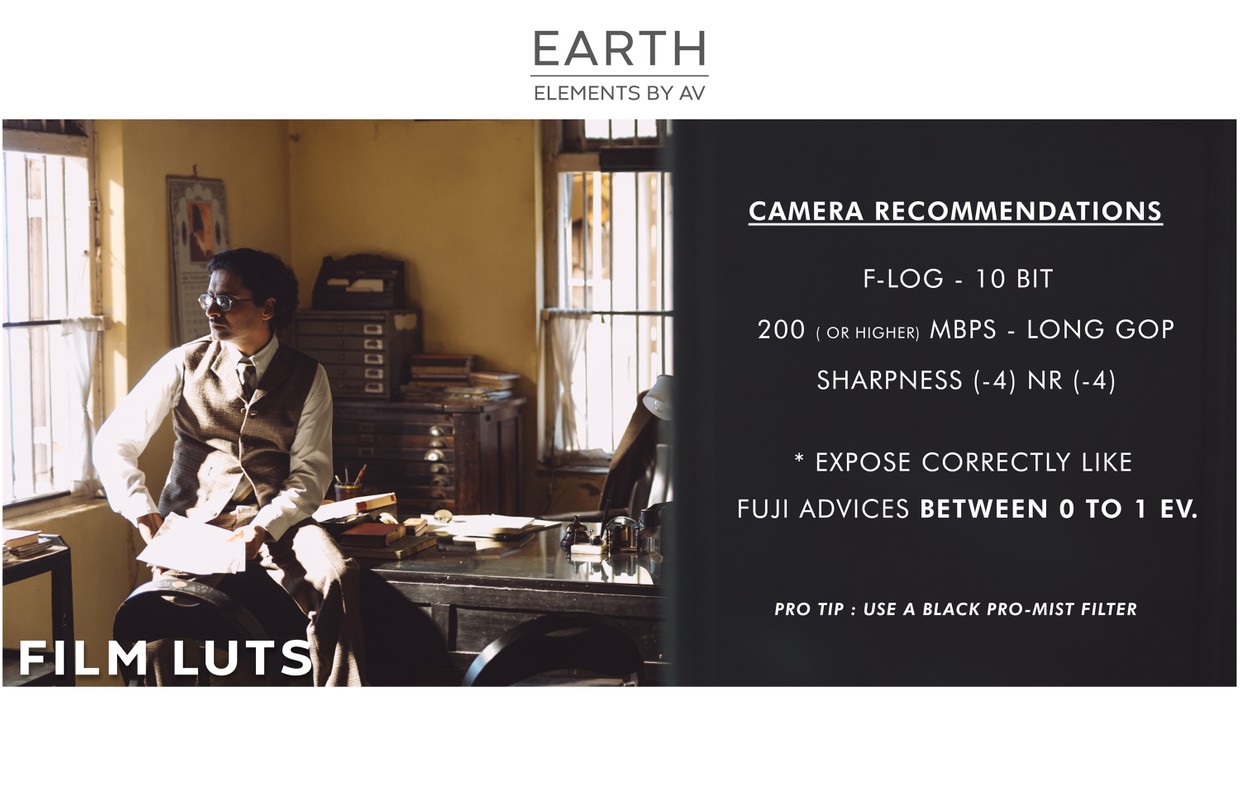 适用于FUJIFILM X和GFX富士相机的LUTS调色预设包 Earth LUT Pack（7951） -