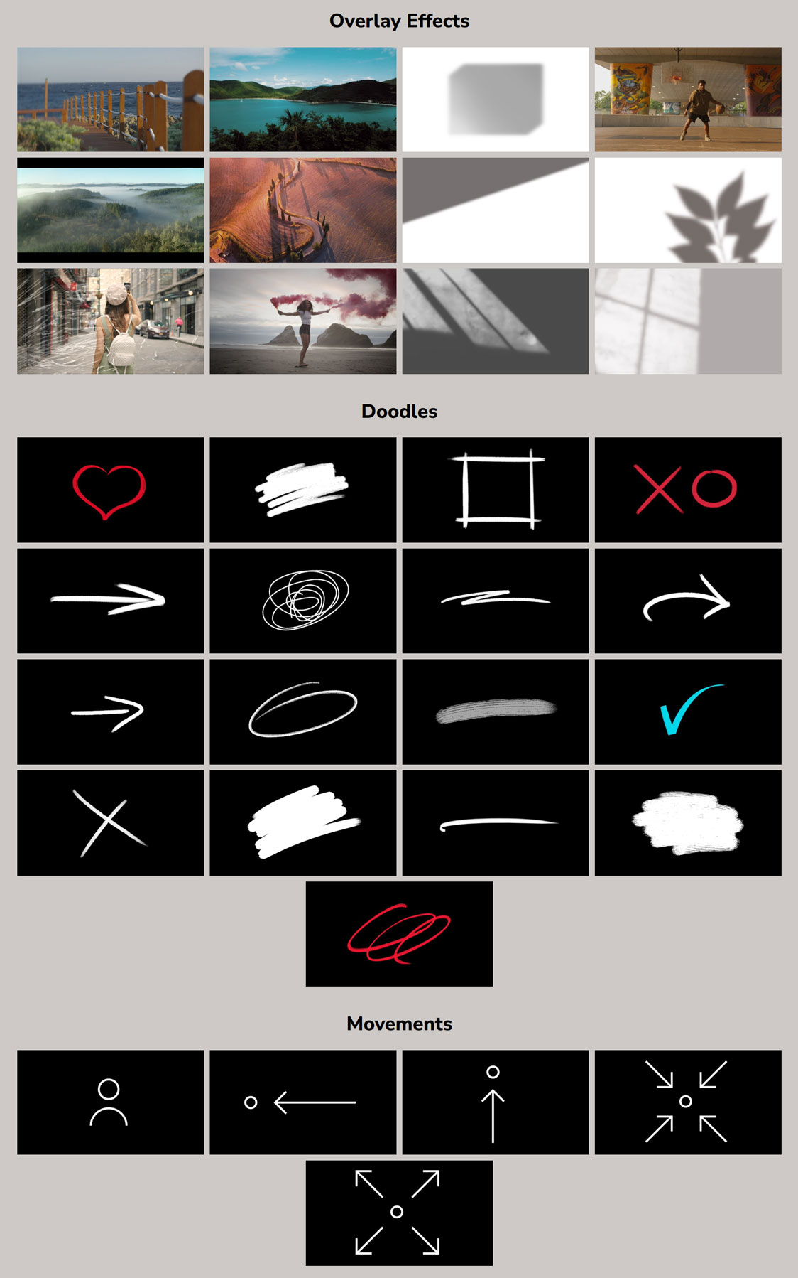 Motionvfx 160种多样化情绪拼贴艺术胶片框手绘涂鸦胶带标题插件包 Motionvfxm Collage（7980） -