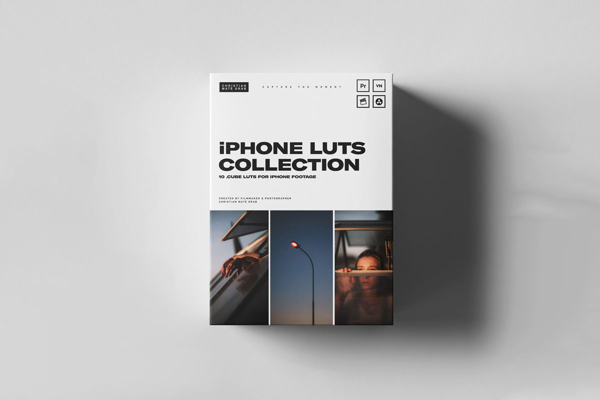 iPhone系列专用旅拍电影视觉效果LUT调色预设 Christian Mate Grab iPhone LUTs Collection（8484） -