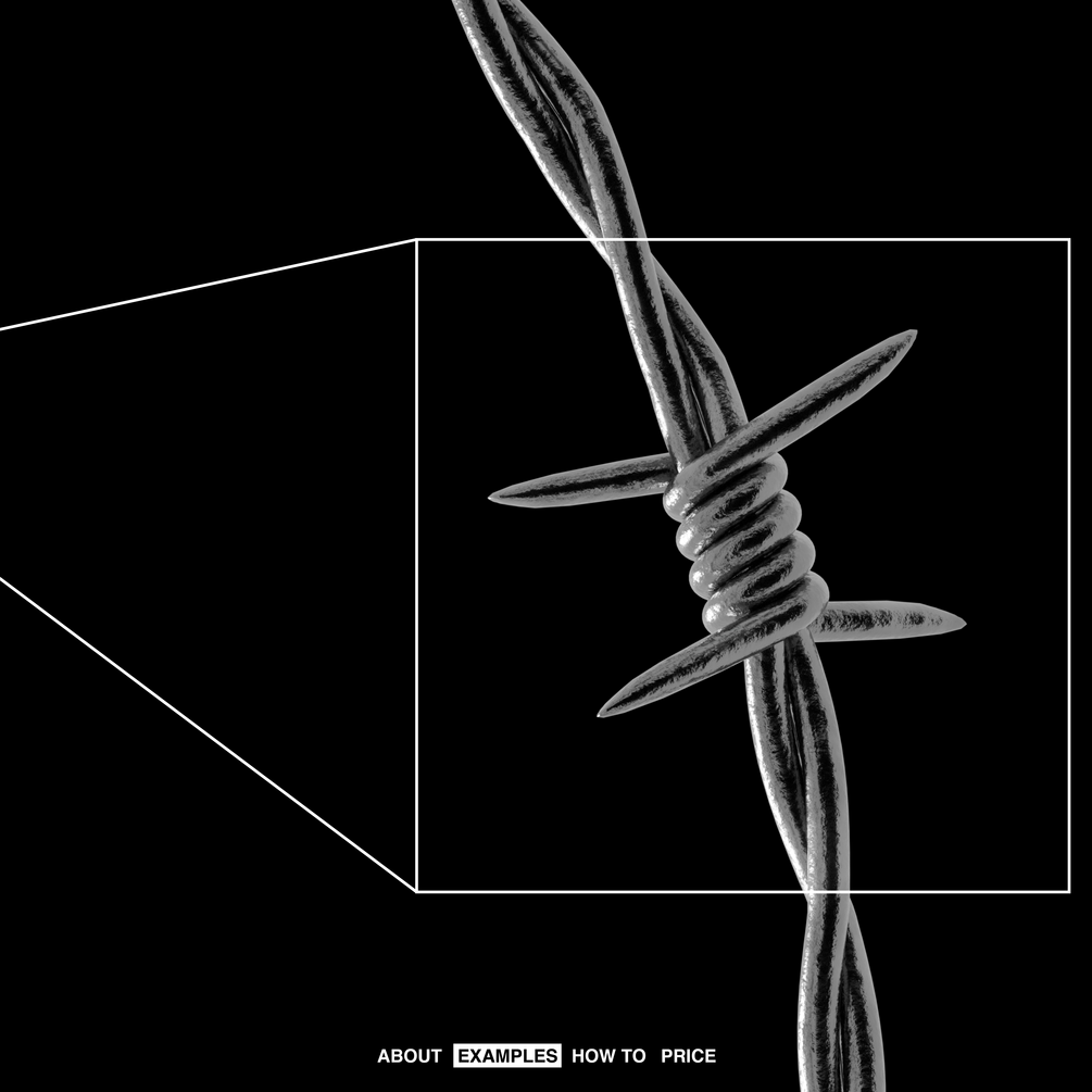 30款高清镀铬金属3D渲染带刺铁丝网PNG透明图片设计素材 Barbed Wire Graphic Pack（8656） -