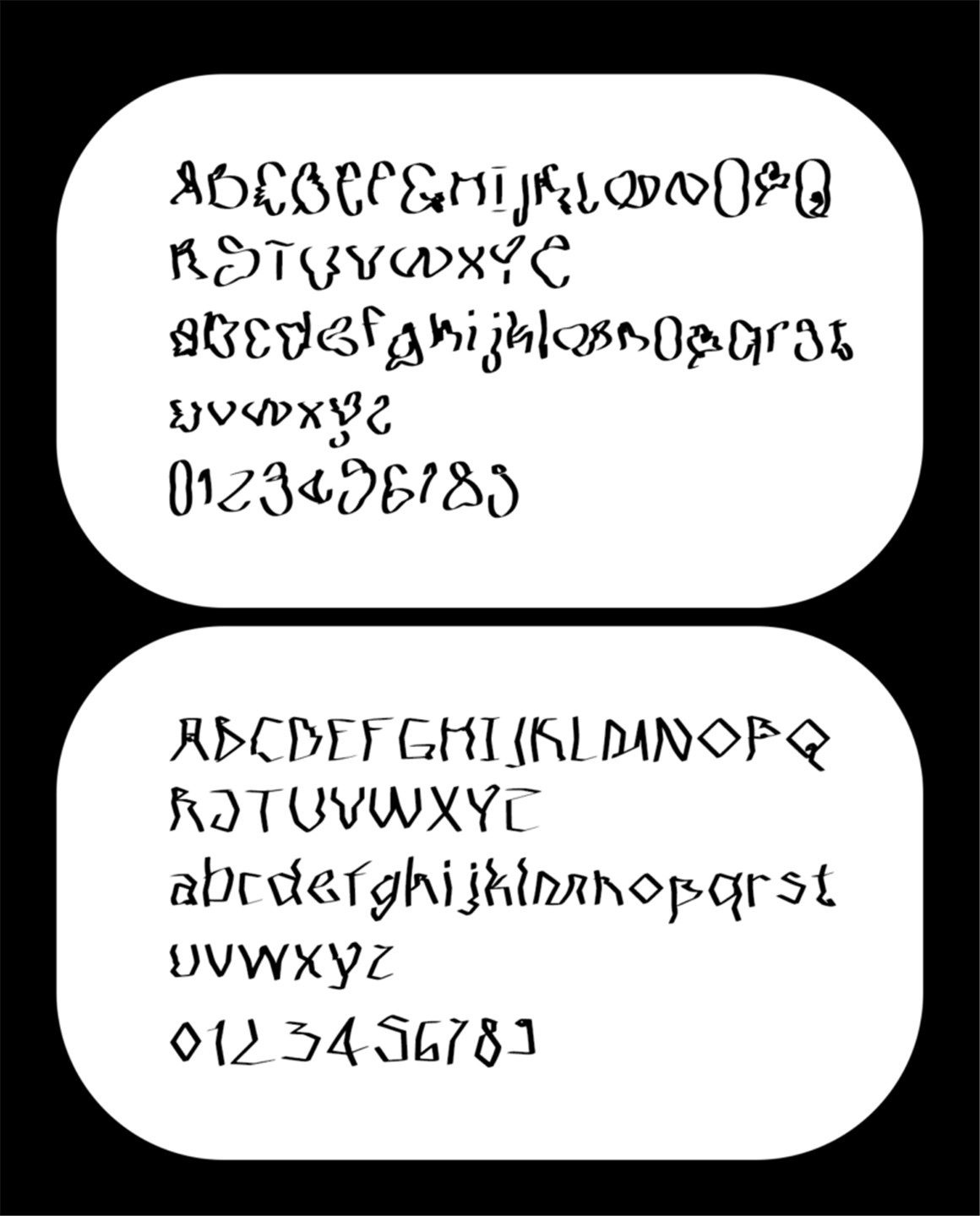 Dirtybarn 未来科幻立体金属尖锐异形酸性设计风格英文字体 Font: Disleks（8882） -