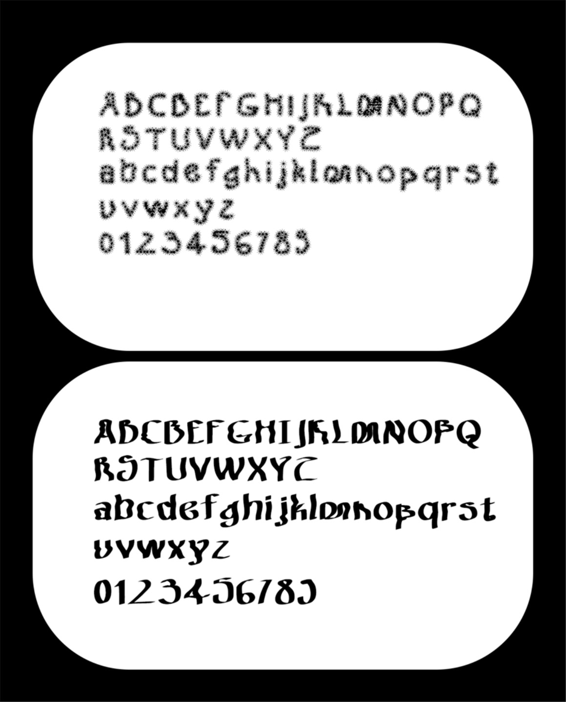 Dirtybarn 未来科幻立体金属尖锐异形酸性设计风格英文字体 Font: Disleks（8882） -