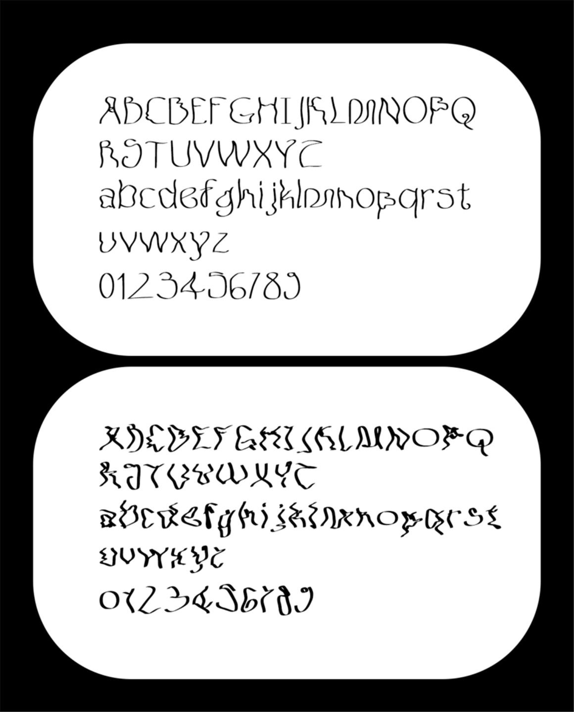 Dirtybarn 未来科幻立体金属尖锐异形酸性设计风格英文字体 Font: Disleks（8882） -