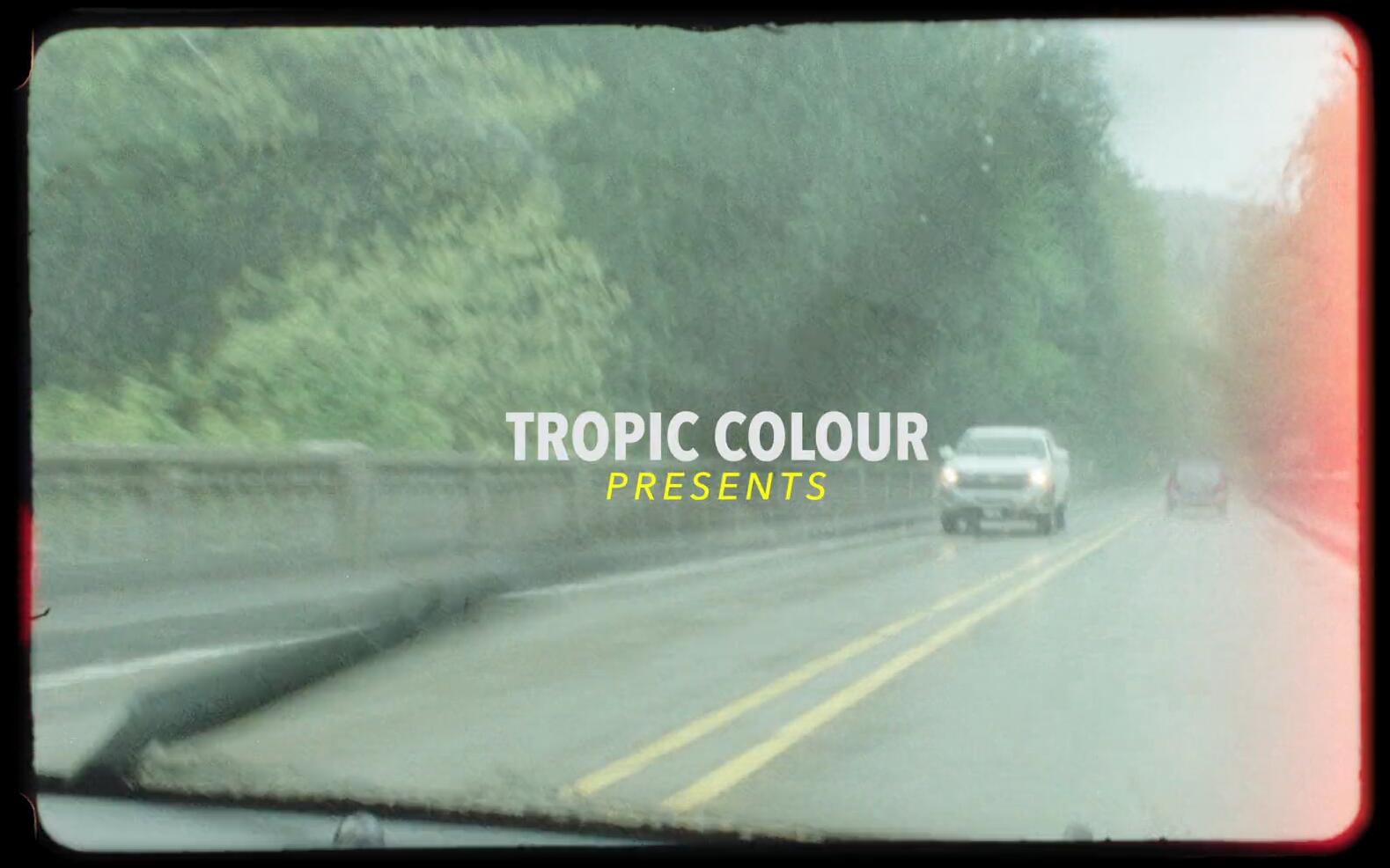 Tropic Colour 复古柯达50D/250D胶卷圆边哑光电影4K剪辑视频素材 Tropic Colour – PNW FILM STOCK（8861） -