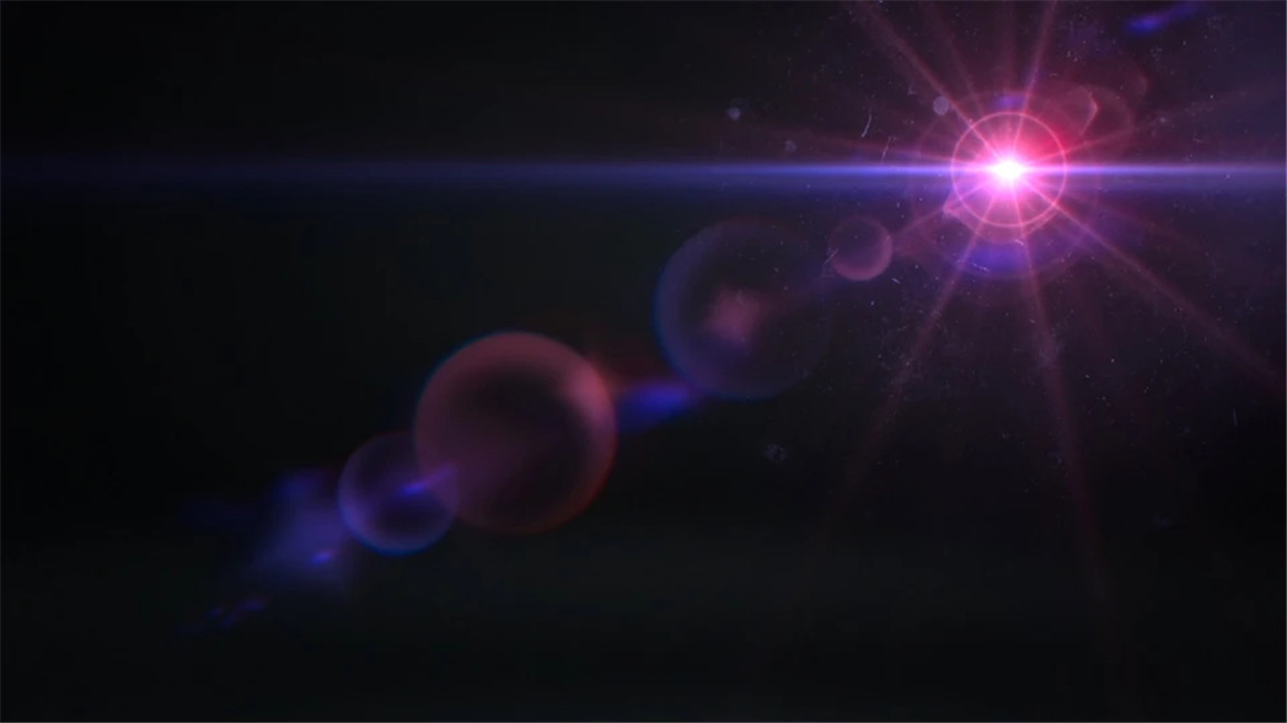 FCPX插件：100组镜头耀斑光晕光效动画预设 Lens Flare（8835） -