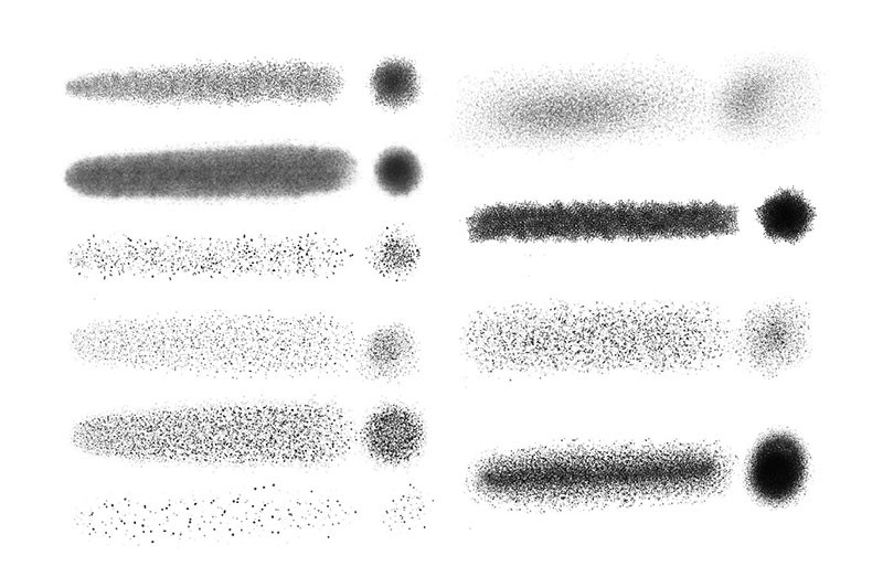 10个颗粒纹理着色Procreate笔刷 - 笔刷下载 -