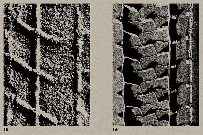 20张真实轮胎纹理图案，TIF PNG格式 - PS图案 -