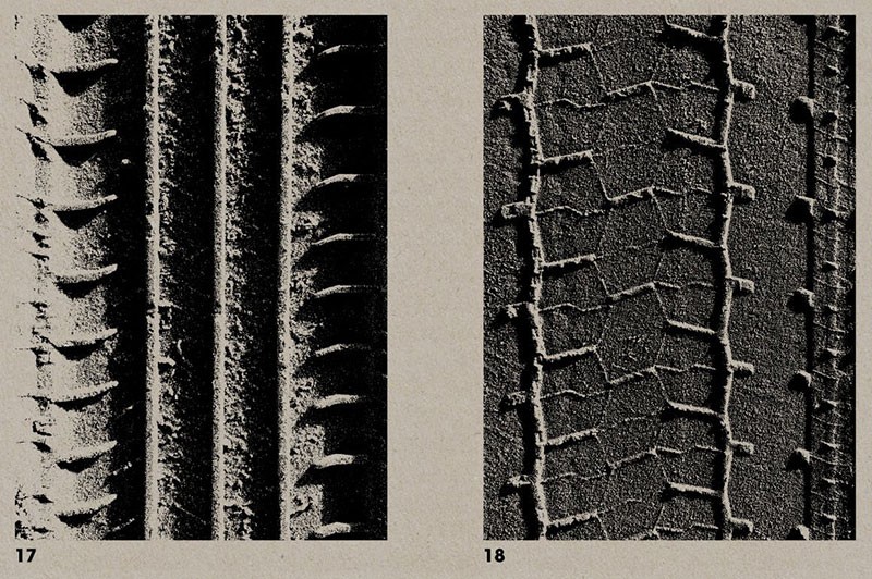 20张真实轮胎纹理图案，TIF PNG格式 - PS图案 -