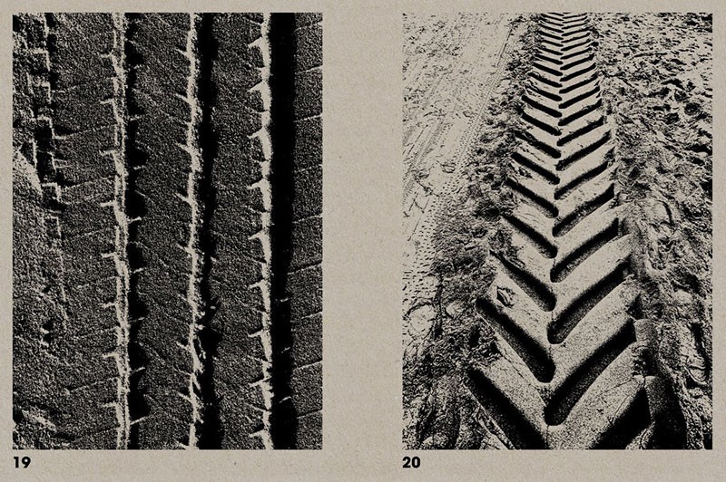 20张真实轮胎纹理图案，TIF PNG格式 - PS图案 -