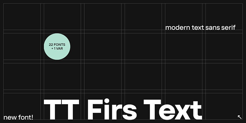 TT Firs Text现代感英文字体完整版 - 字体下载 -