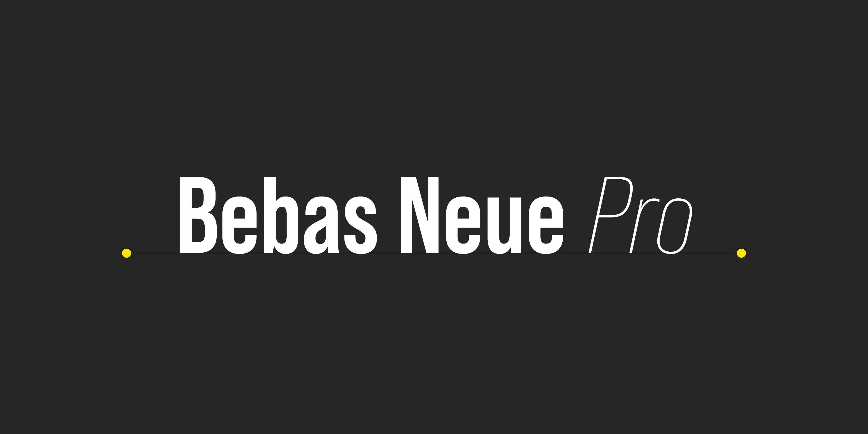 Bebas Neue Pro英文字体完整版 - 字体下载 -