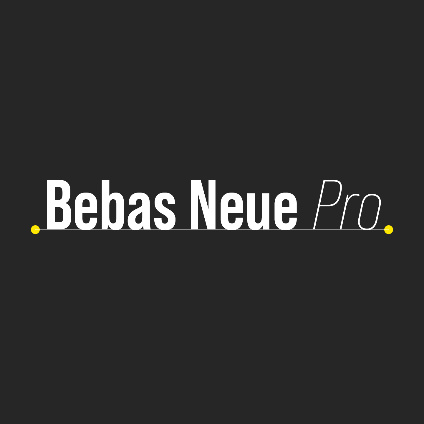 Bebas Neue Pro英文字体完整版 - 字体下载 -