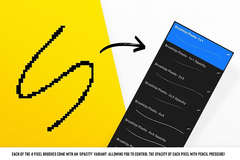 20个Procreate像素画笔刷 - 笔刷下载 -