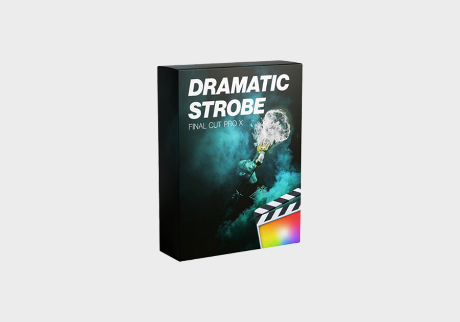 FCPX插件：25组闪光灯闪白频闪效果预设 Dramatic Strobe Effect（9105） -