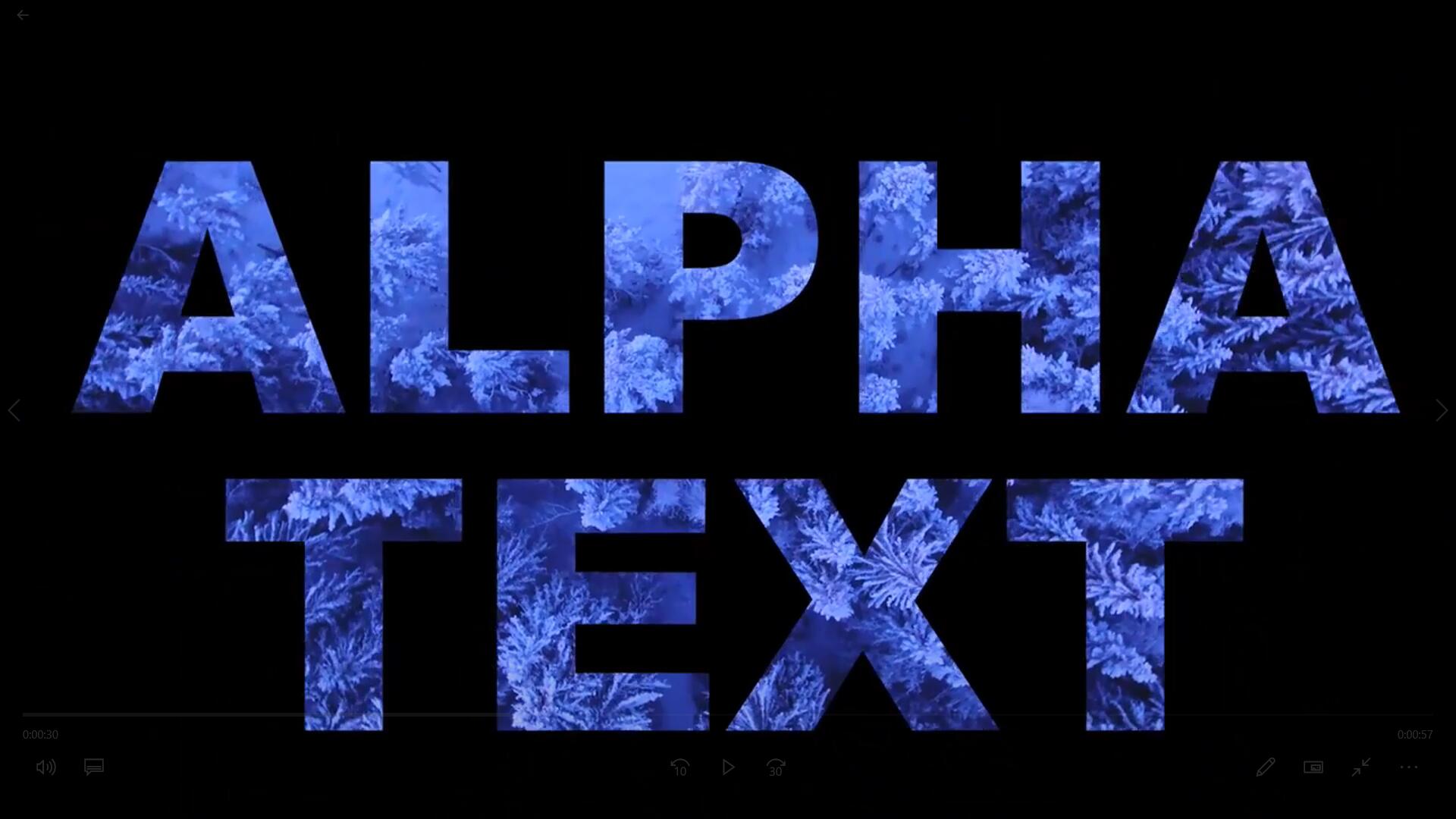 FCPX插件：电影短片开场结尾文字遮罩镂空放大缩进标题 Alpha Text（9113） -