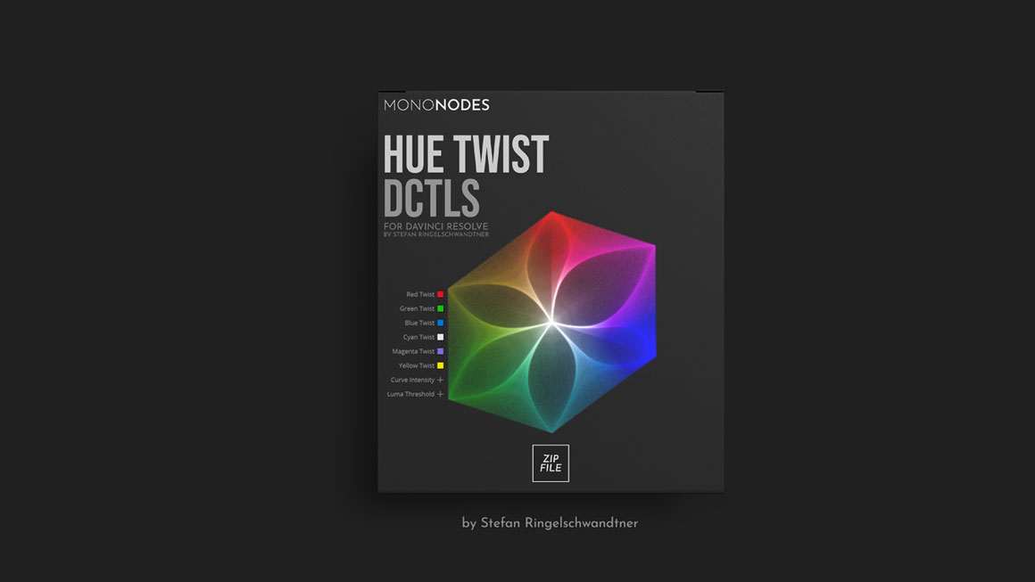 Mononodes - HUE TWIST DCTLS 创意胶片特性色相偏移DCTL达芬奇调色插件（9149） -