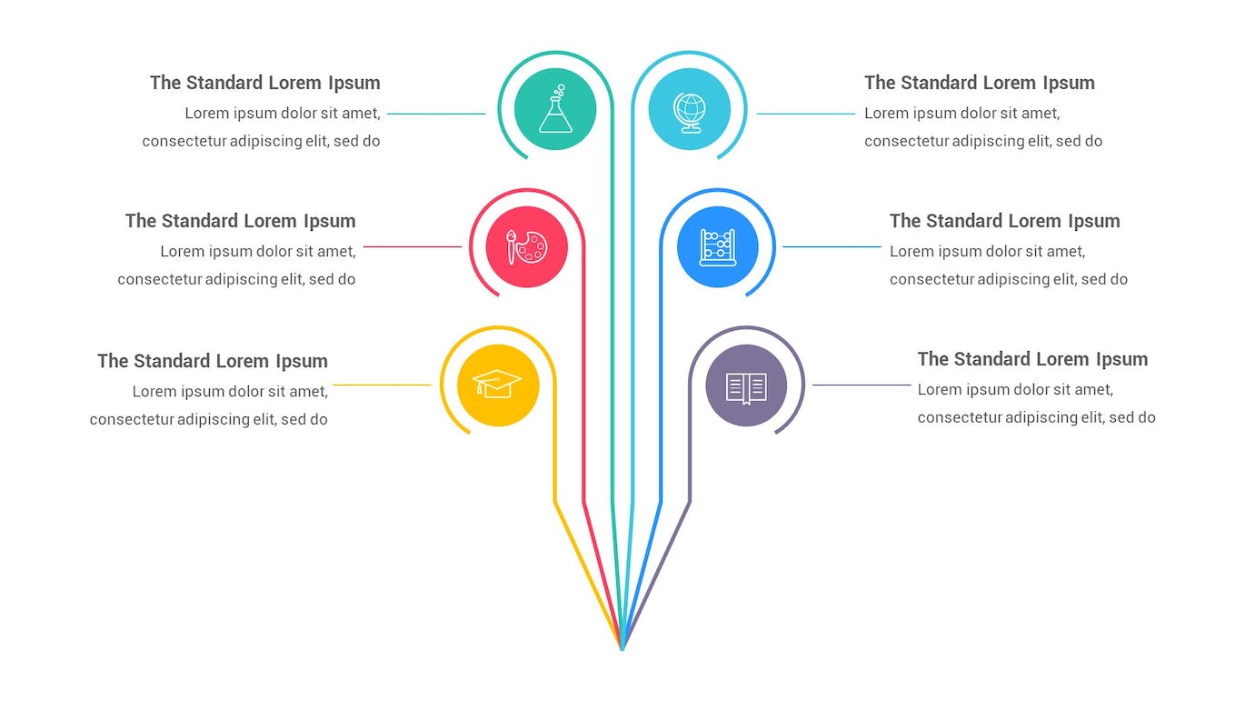 铅笔信息图表Keynote模板下载 Pencil Infographics Keynote Template