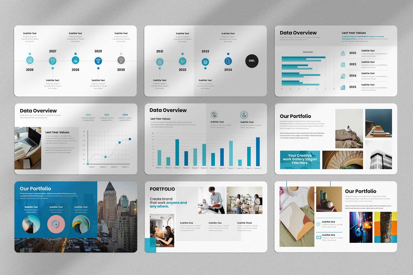 业务方案ppt幻灯片创意模板 Business Plan PowerPoint Presentation Template