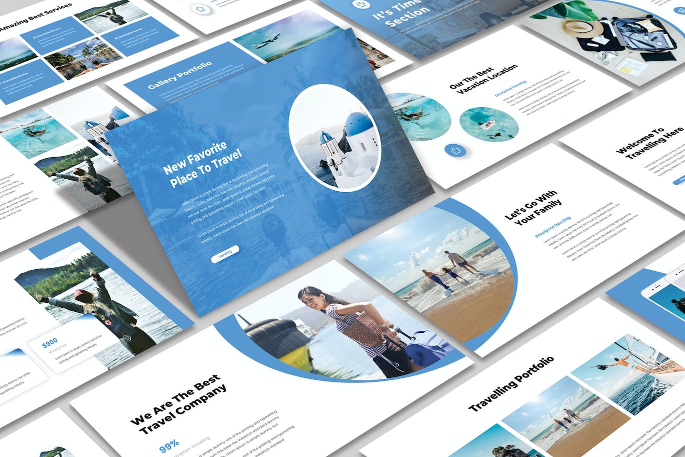 暑假海岛旅行Powerpoint模板下载 SABANG Powerpoint Template