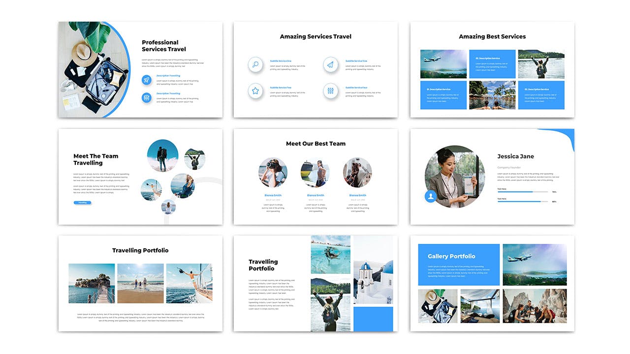 暑假海岛旅行Powerpoint模板下载 SABANG Powerpoint Template