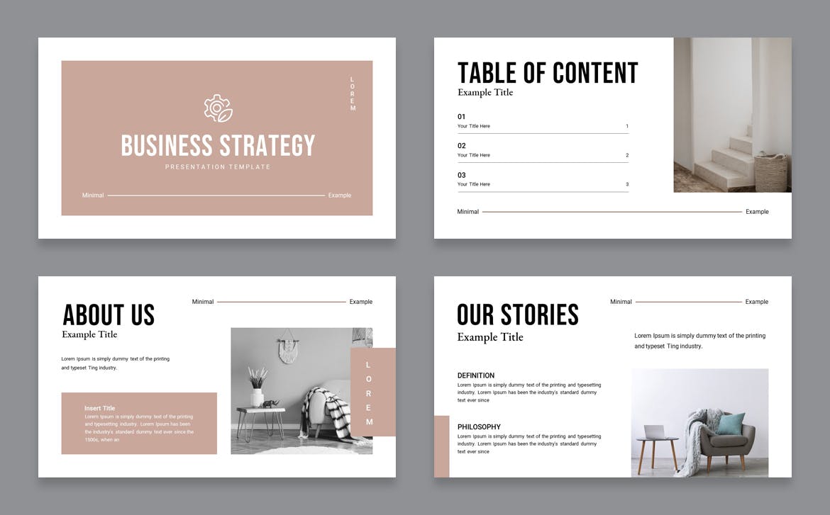 商业战略谷歌幻灯片模板 Business Strategy Google Slides Template