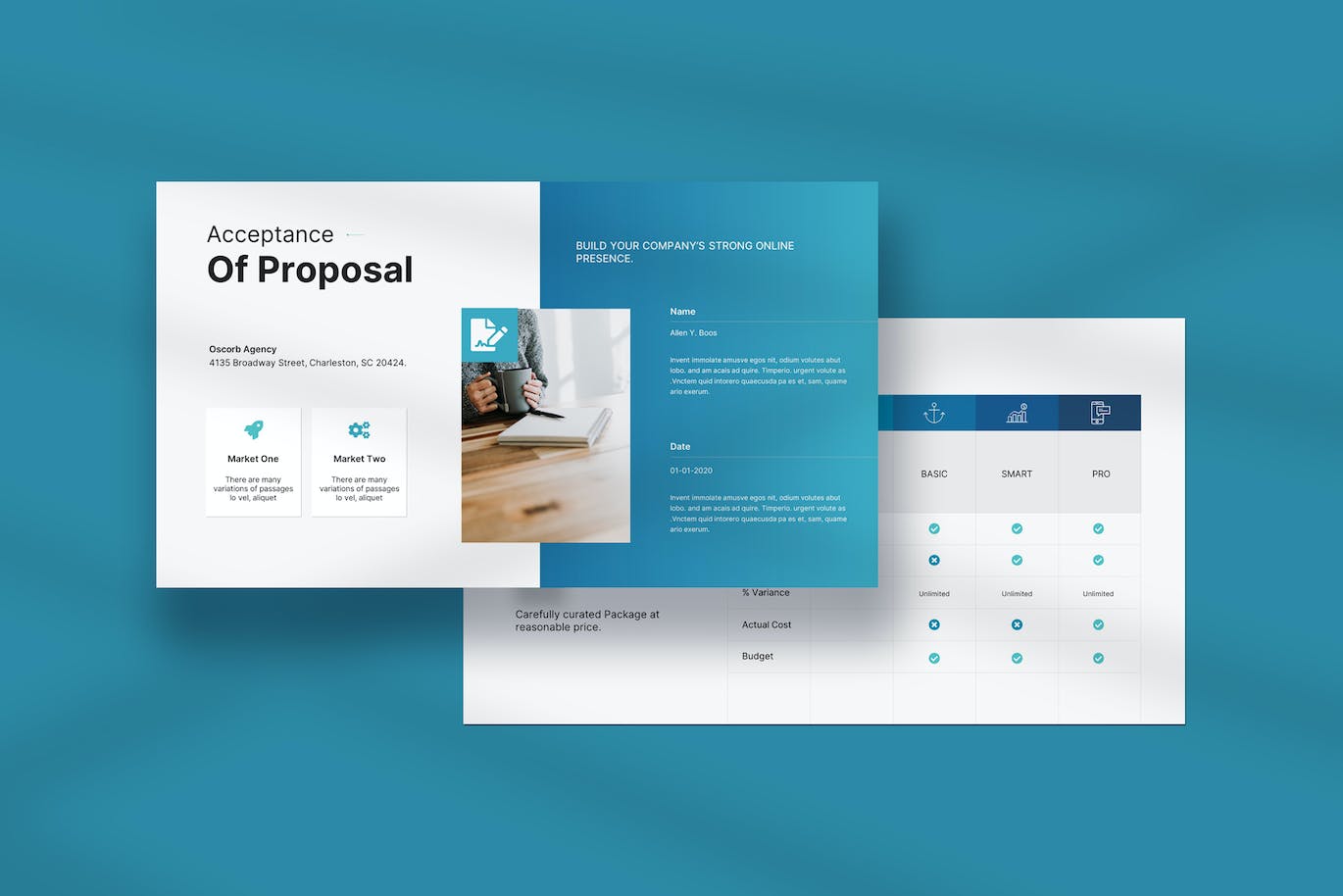 项目提案谷歌幻灯片模板  Project Proposal Google Slid Presentation Template