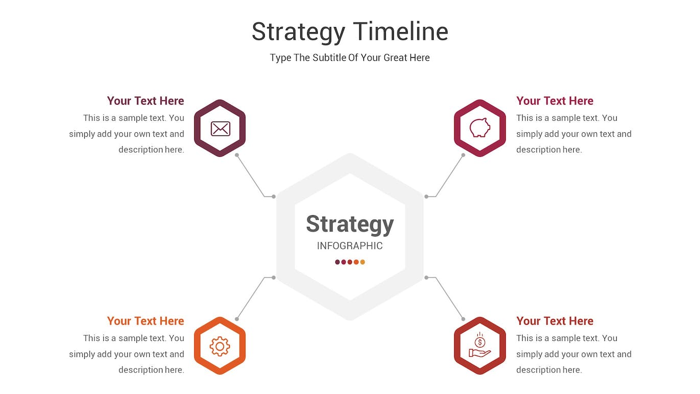 战略时间轴Keynote幻灯片设计模板 Strategy Timeline Keynote Template