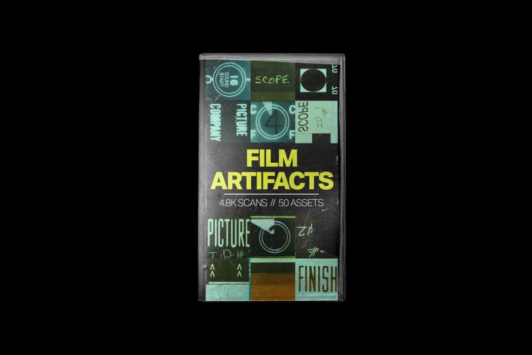 Tropic colour 复古CRT胶片高分辨率灰尘污垢电影视频素材 FILM ARTIFACTS