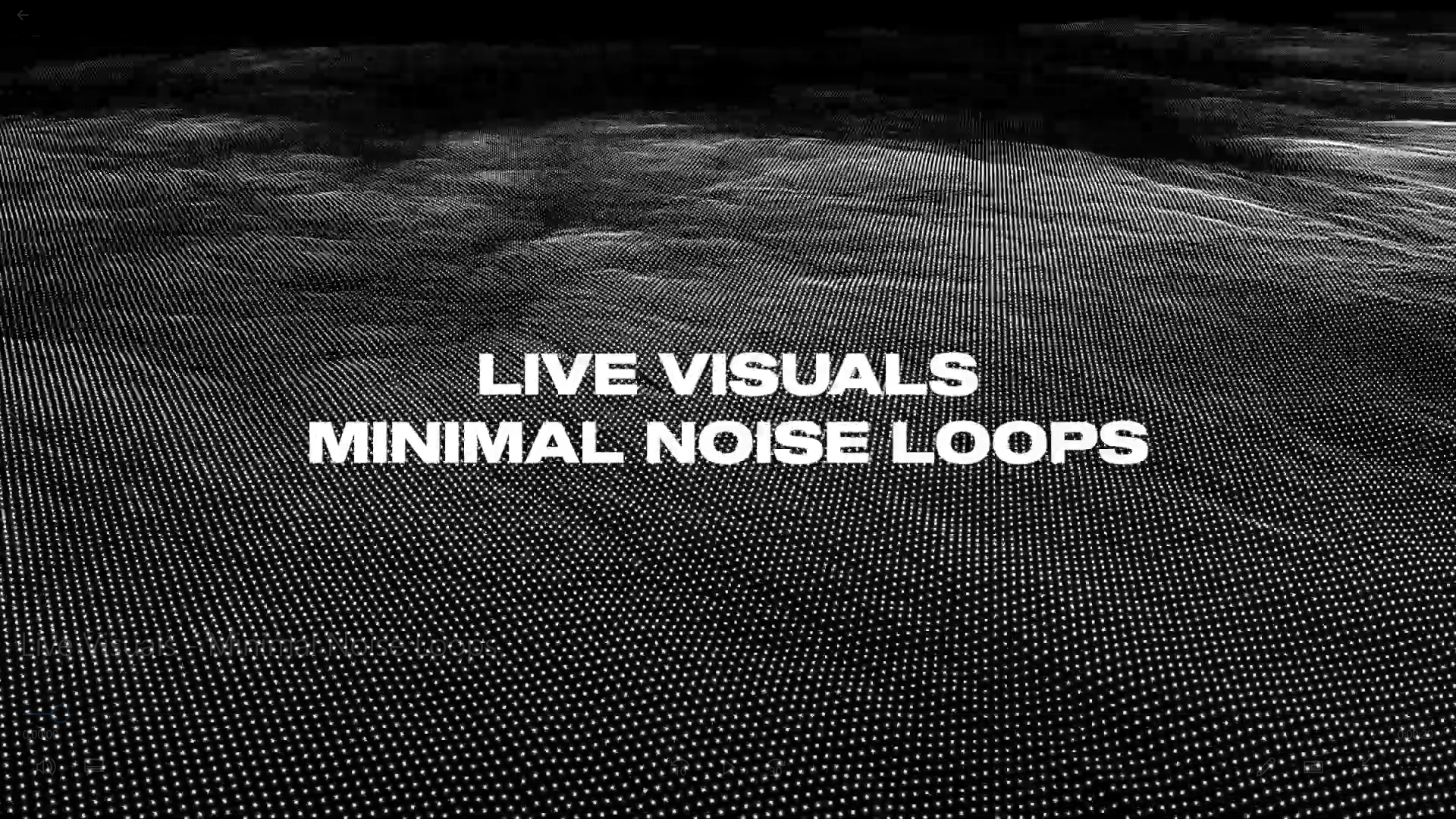 44个酒吧夜场新潮迷幻感抽象噪点VJ纹理无缝循环视频素材 Steven Mcfarlane Minimal Noise Loops