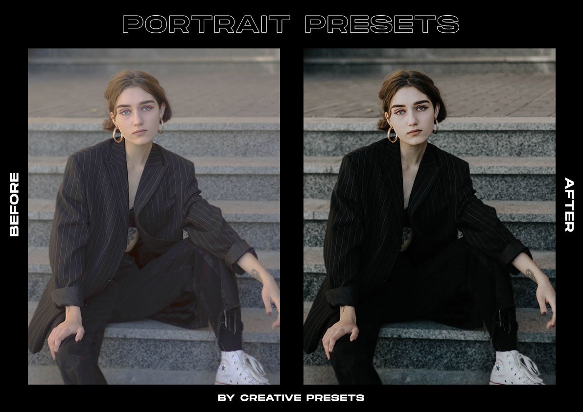 80多个ins风复古时尚人像婚礼摄影街拍LR预设 80 Portrait Lightroom Presets Bundle