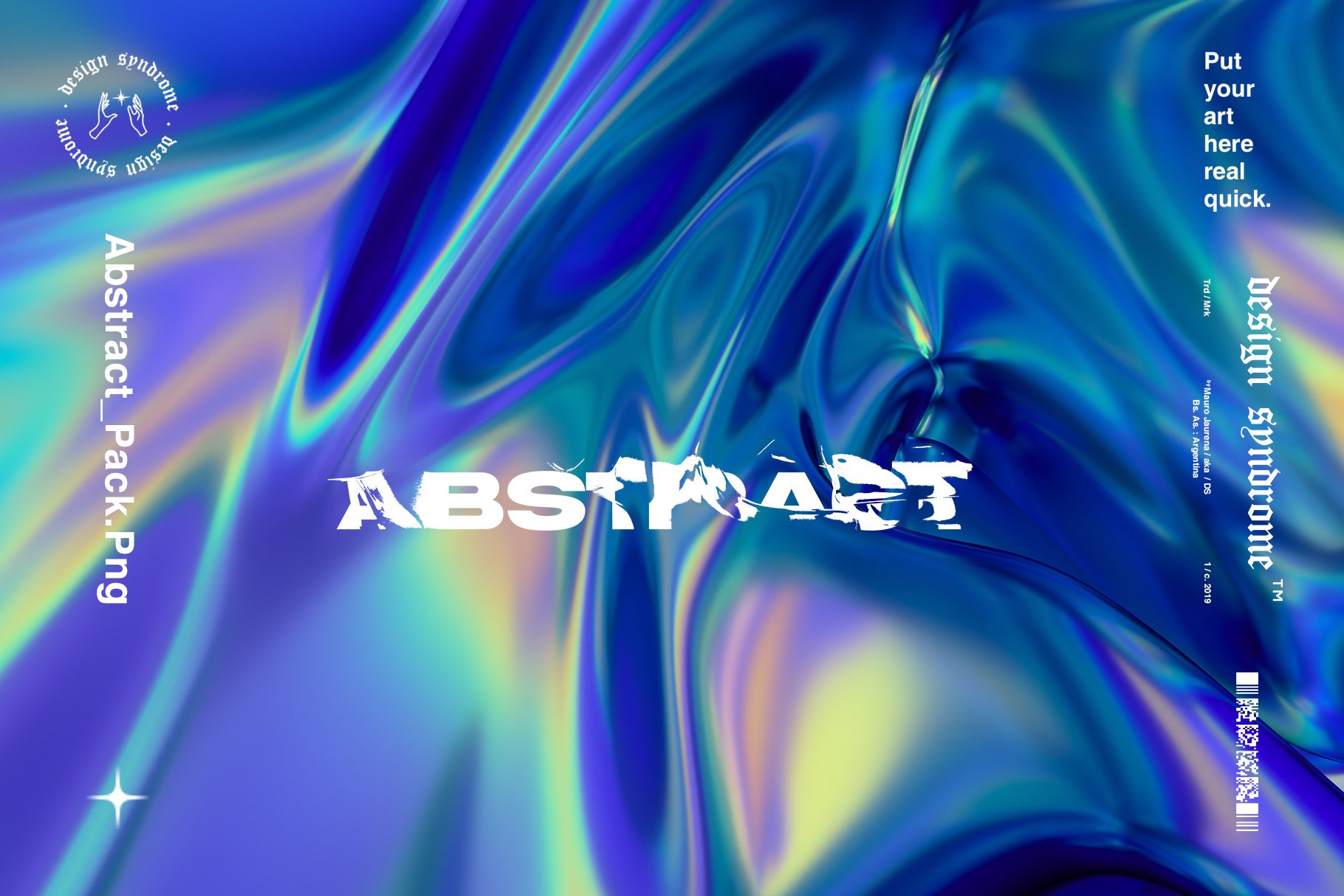 40个高质量抽象镀铬全辐射纹理图像包 Abstract Image Pack