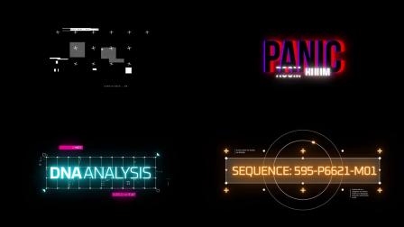 AE+PR插件：赛博朋克电影未来派发光标题高科技介绍工具包 cyberpunk-titles-lowerthirds-and-backgrounds