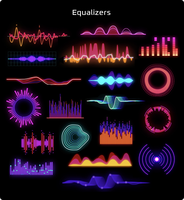 AE插件：赛博朋克HUD计算机数字显示未来信息图表科幻技术 Cyberpunk HUD Elements