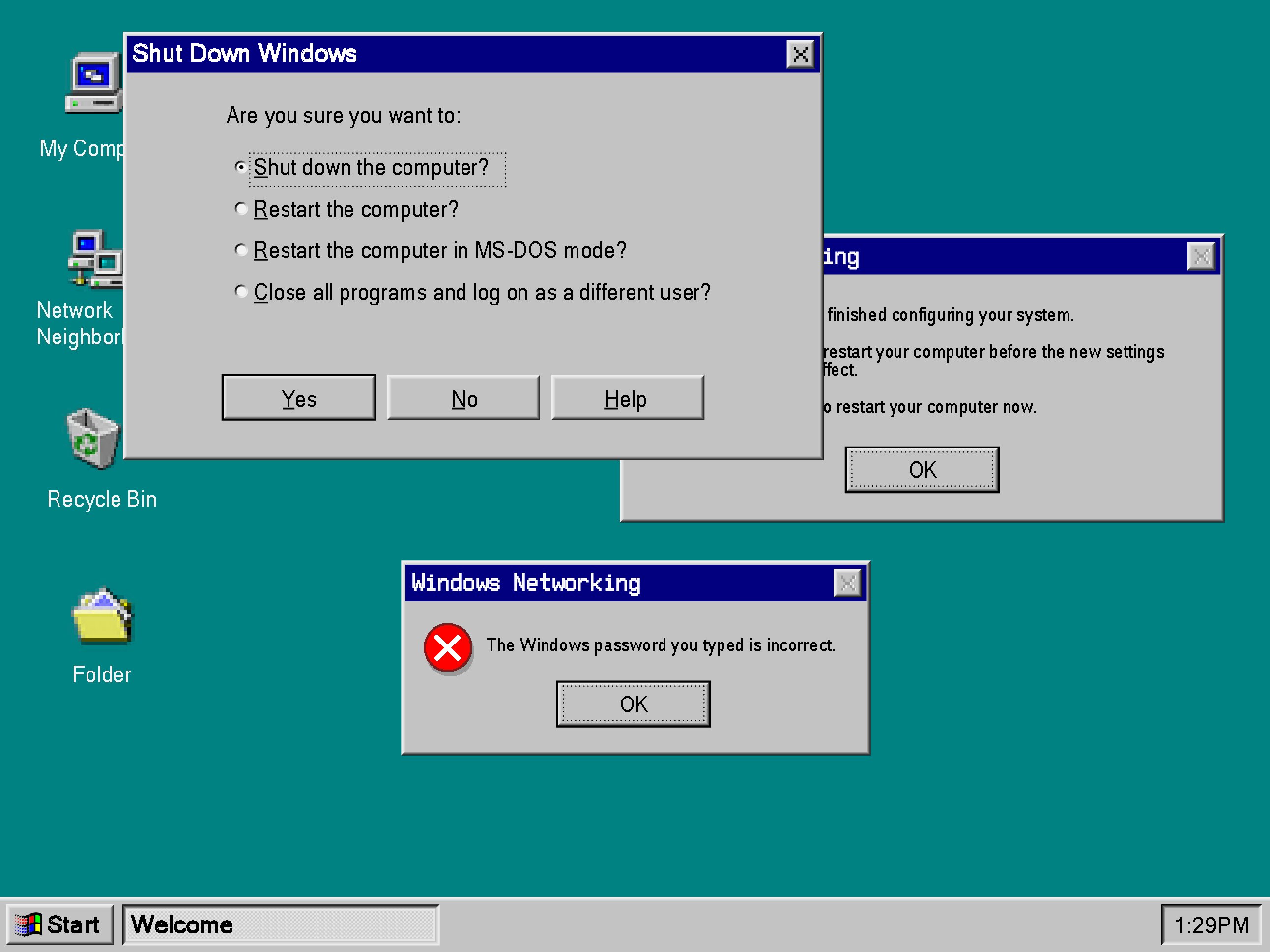 老式Windows 95 UI套件 Windows 95 UI Kit