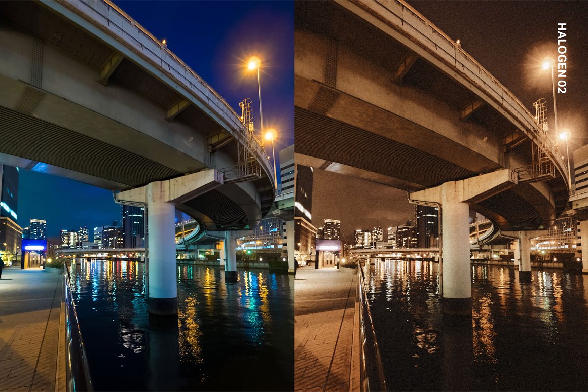 好莱坞电影级怀旧港风都市夜间摄影颗粒噪点LR预设素材 14 Night Film Lightroom Presets