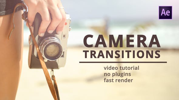 相机取景框转场过渡动画AE模版 Camera Transitions for After Effects